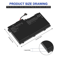 ASUNCELL 96Wh AI06XL Baterie pro notebooky HP ZBook 17 G3 Series HSTNN-LB6X HSTNN-C86C 808397-421 808451-001 808451-002 AI06096X